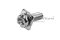 [E] น็อตยึดสายไฟ สแตนเลสชุบนิกเกิ้ล M3.5x10 mm พร้อมแหวนทรงสี่เหลี่ยม ขนาด 7x7 mm